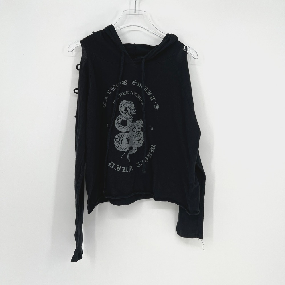 Taylor Swift Reputation Tour Hoodie Cut M Shirt Sweater Snake Swiftie Grunge